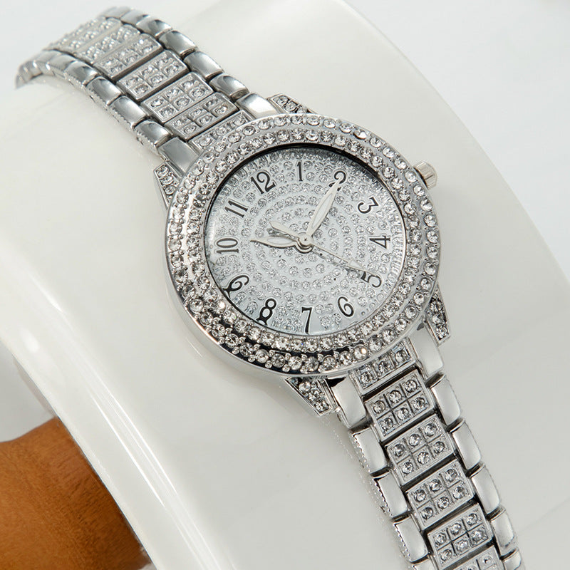 Starry Rhinestone Roman Watch