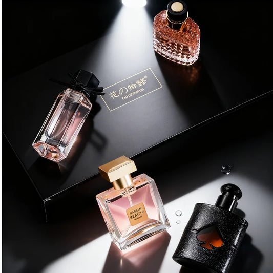 105ML Original Women Perfume Gift Box 4PCS Set Fresh Long Lasting Fragrance Parfum Plant Floral Scent Fresh Women's Perfume