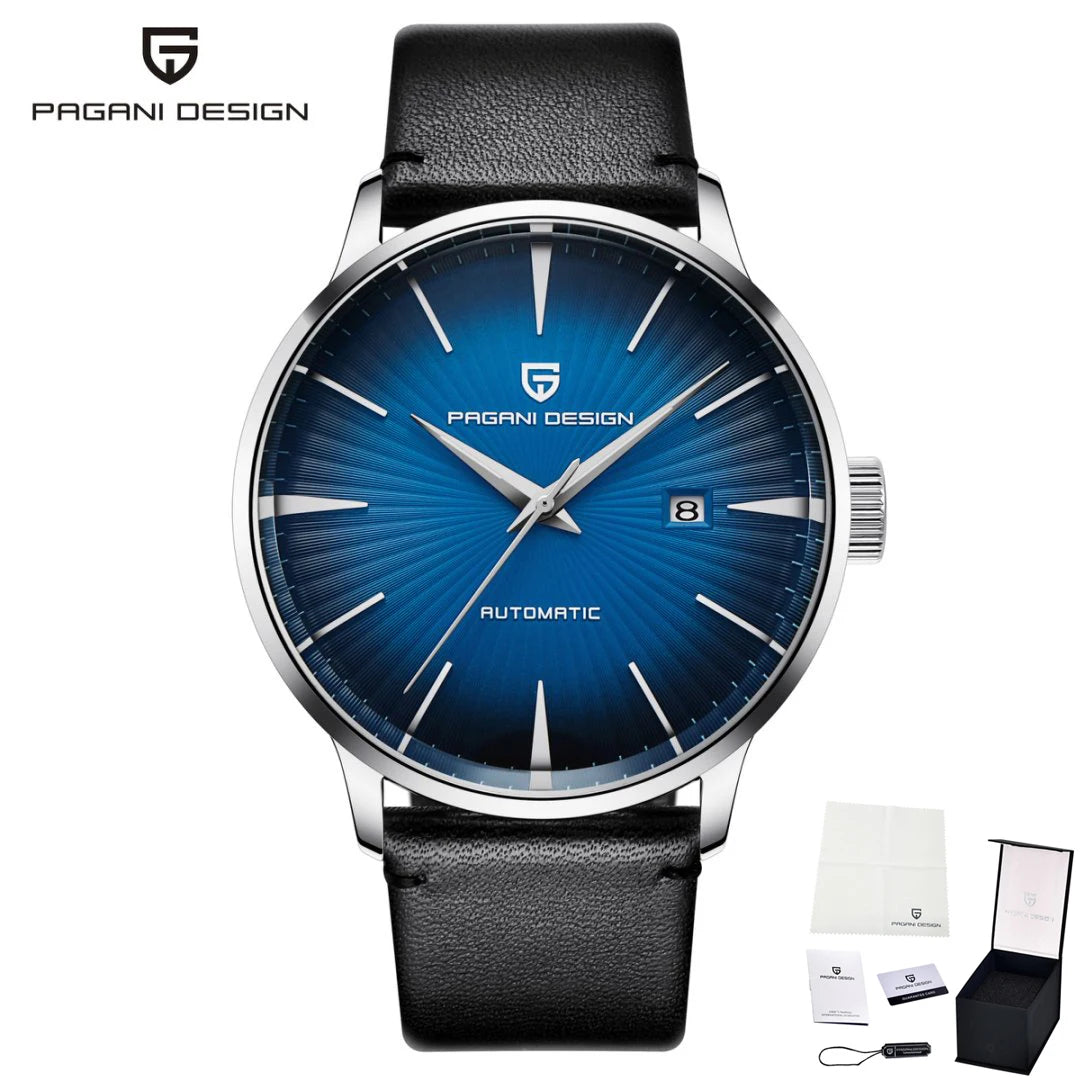PAGANI DESIGN Classic Style Men's Mechanical Watch Seagull Movement Automatic Waterproof Business StainlessSteel Watches for Man