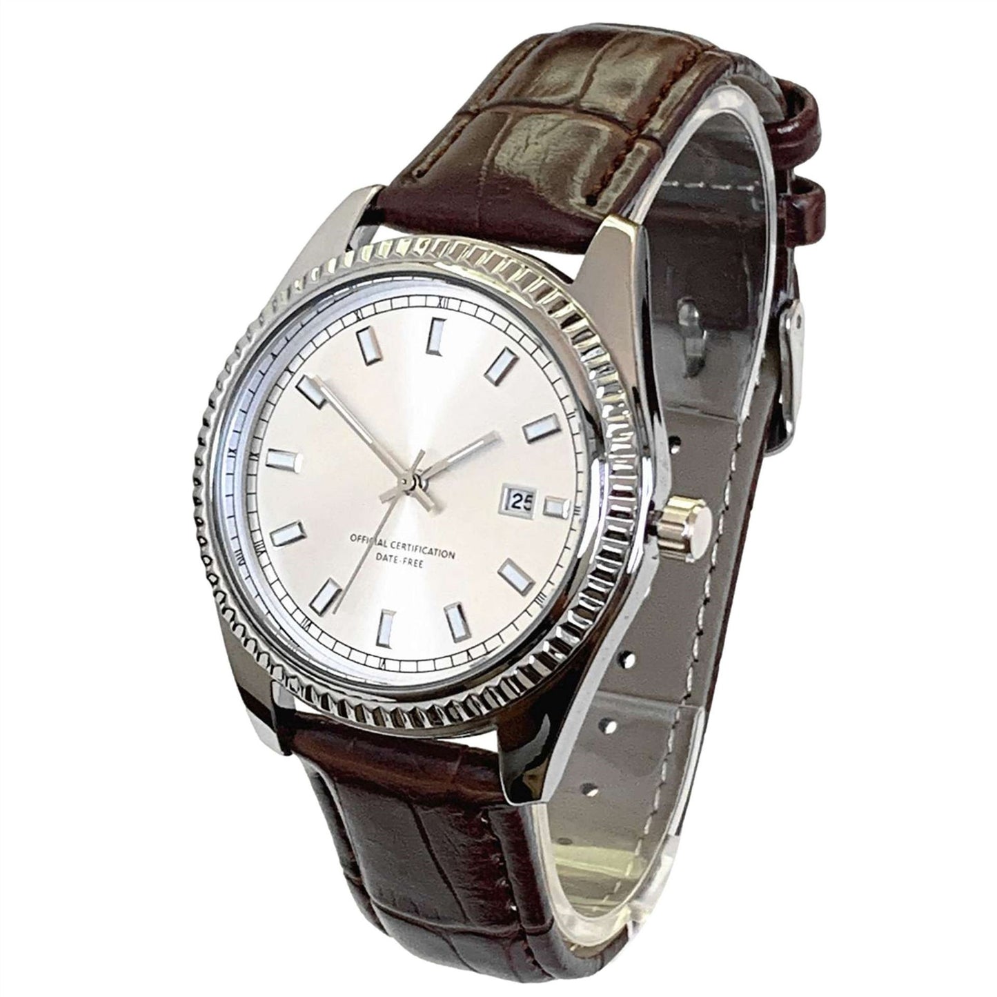 Classic Leather Strap Men’s Watch