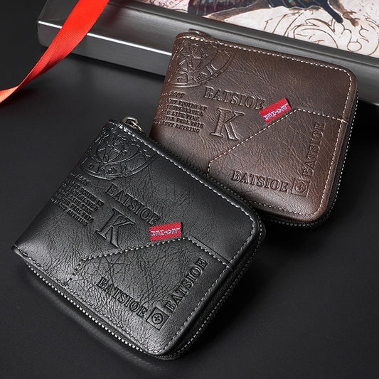 Men’s Vintage Bi-Fold Wallet