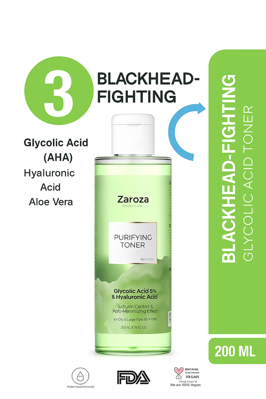 Green Tonic Purifying Pore Tightening Glycolic Acid Toner Purifying