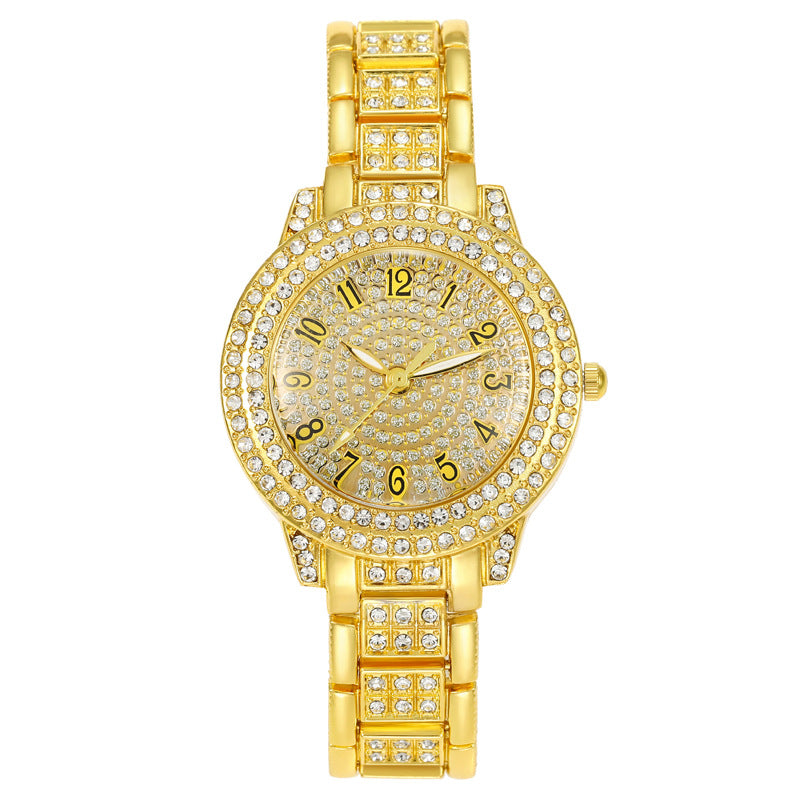 Starry Rhinestone Roman Watch